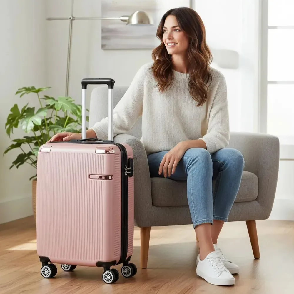 Mala de Viagem de Bordo ABS Sweet Studio (cabe como bagagem de mão no avião)